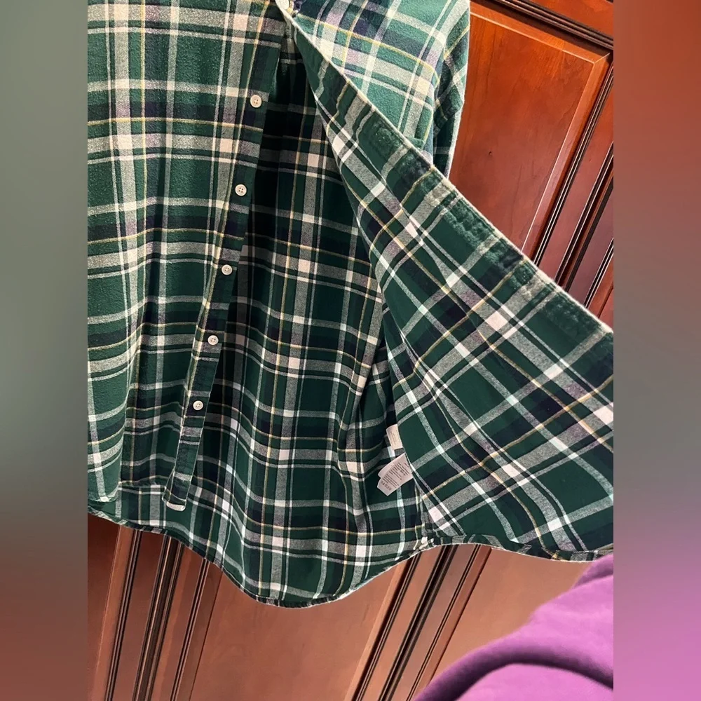 J Crew Plaid Flannel Classic Shirt‎ - XL